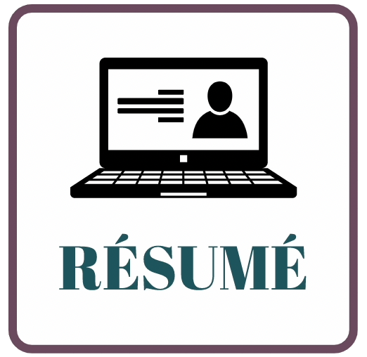 Resume project icon.